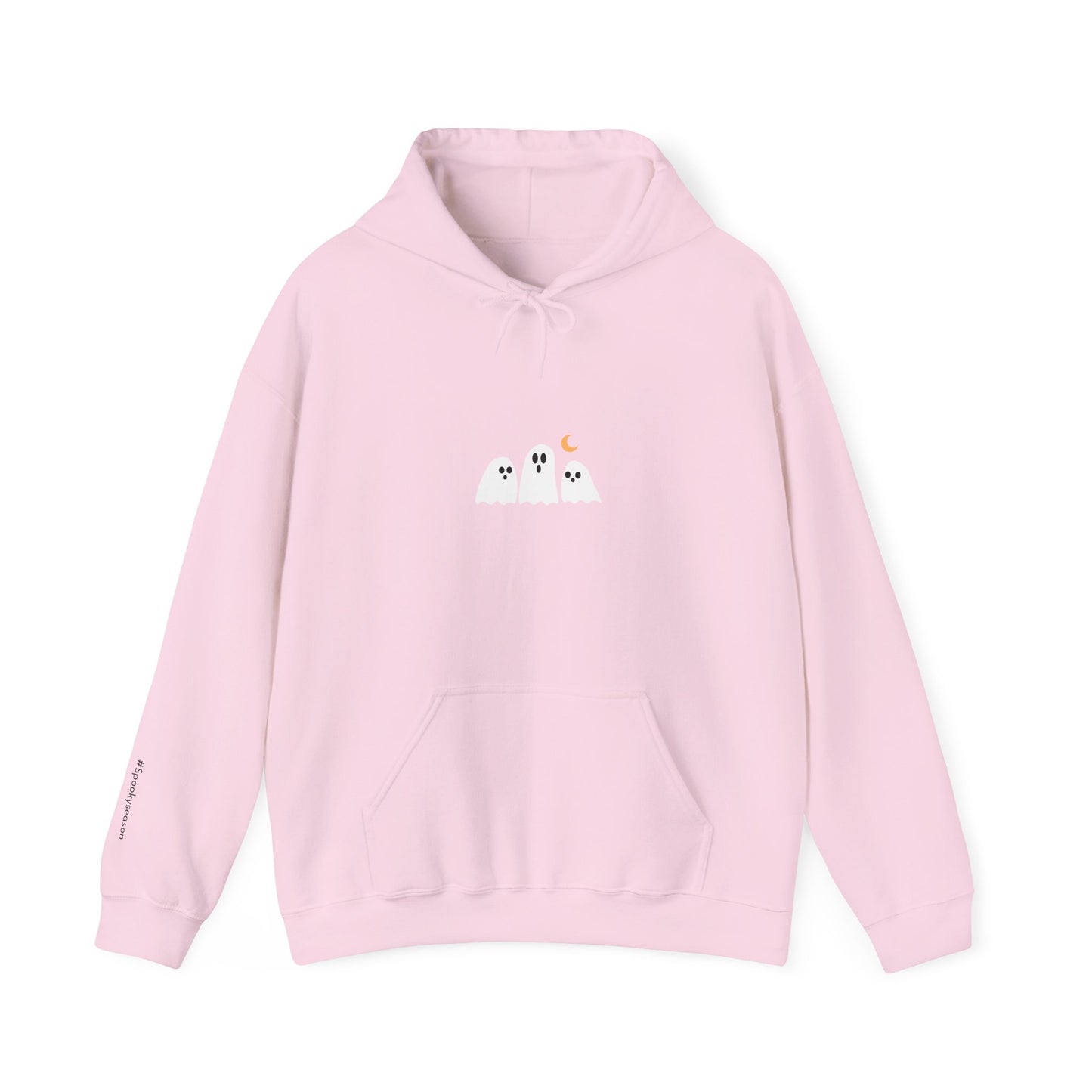 Minimalist Cozy Ghosts Hoodie - Unisex Halloween Sweatshirt