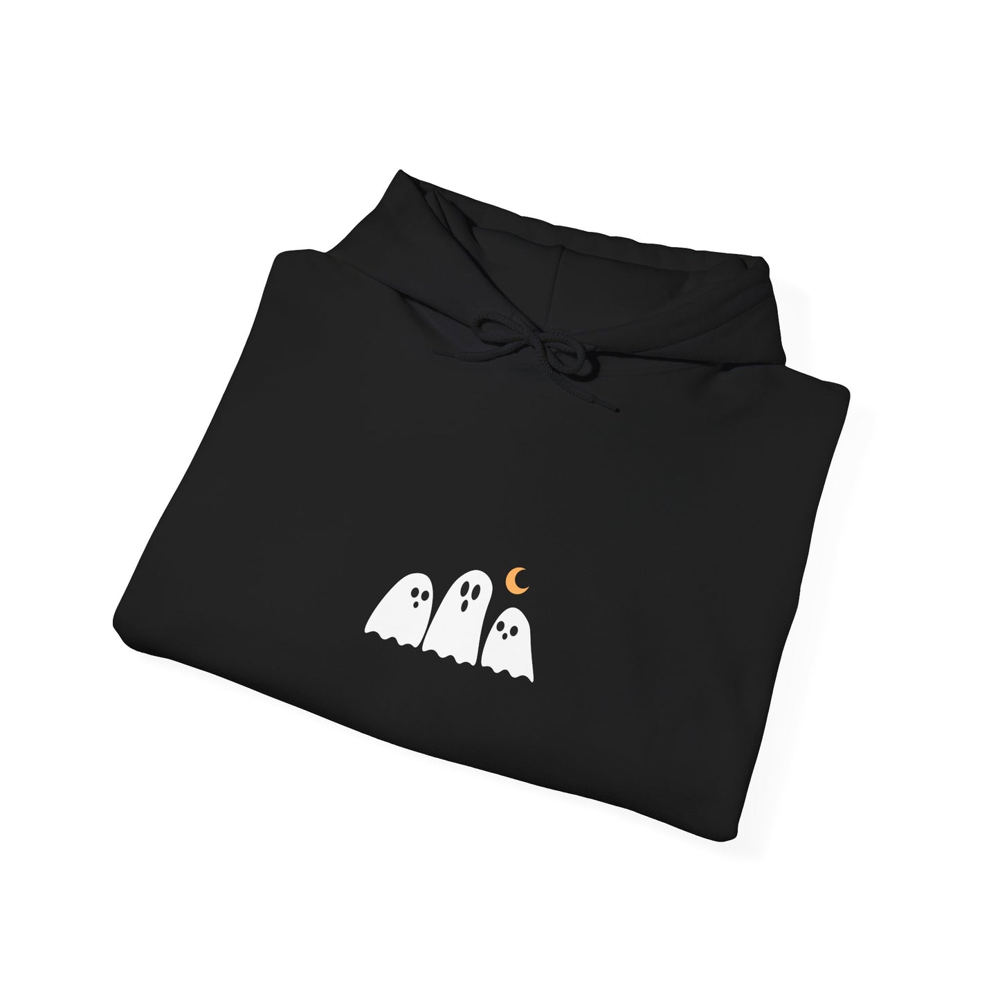 Minimalist Cozy Ghosts Hoodie - Unisex Halloween Sweatshirt