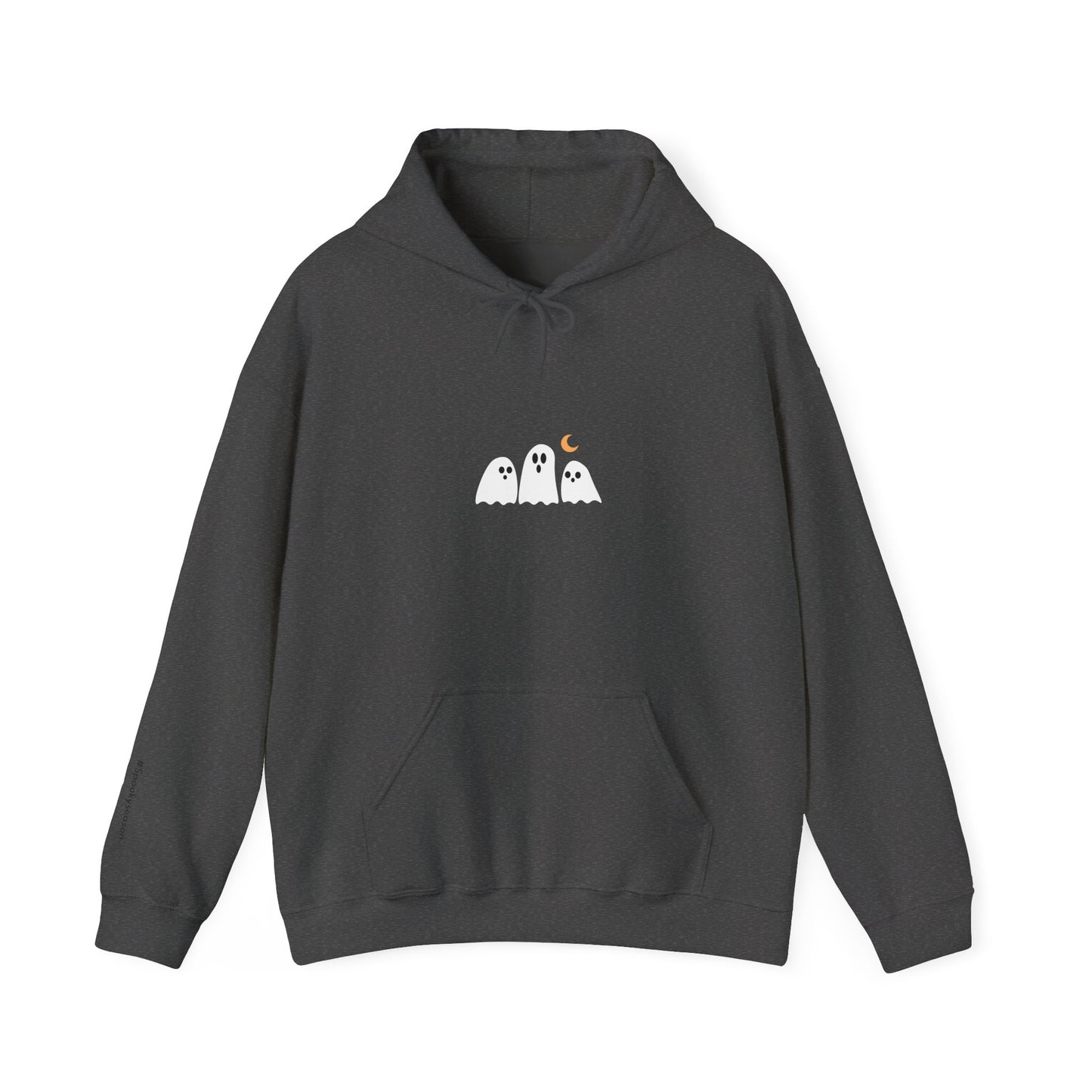 Minimalist Cozy Ghosts Hoodie - Unisex Halloween Sweatshirt